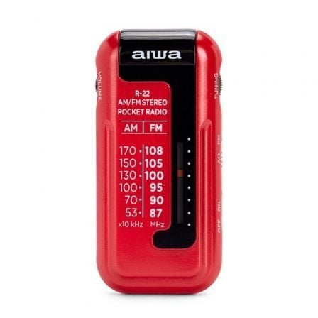 RADIO PORTÁTIL AIWA R-22RD VERMELHO