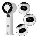 VENTILADOR PORTÁTIL RECARREGÁVEL COM RESFRIADOR, ABS, BRANCO, 5,8