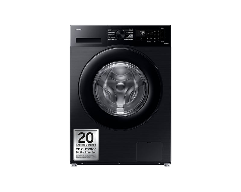 MÁQUINA DE LAVAR ROUPA SAMSUNG WW80CGC04DABEC 8K 1400R INOX PRETA