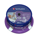 DVD+R VERBATI.16X 4,7GB AZO    -CAKE25