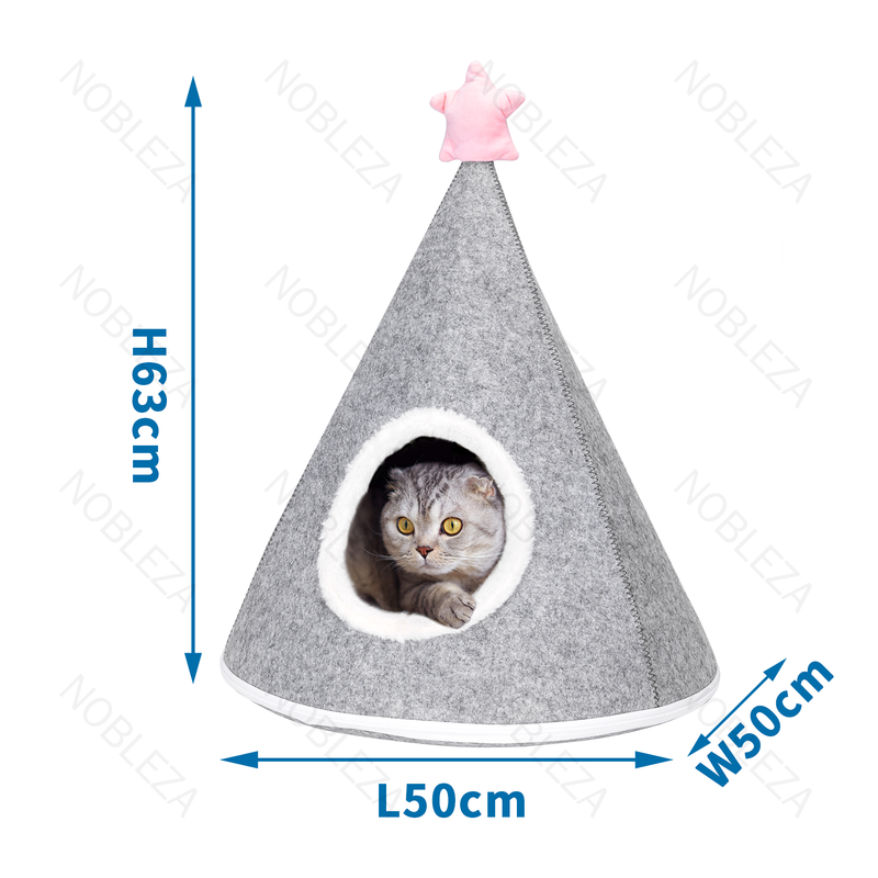 TENDA PARA GATOS COM ESTRELAS DECORATIVAS