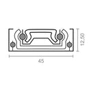 CONJUNTO DE GUIA TELESCÓPICO GC5 45X350MM ZN 78035 MICEL