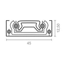 CONJUNTO DE GUIA TELESCÓPICO GC5 45X350MM ZN 78035 MICEL