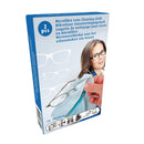 PACK DE 2 TOALHAS DE MICROFIBRA PARA LIMPAR ÓCULOS 15X20CM