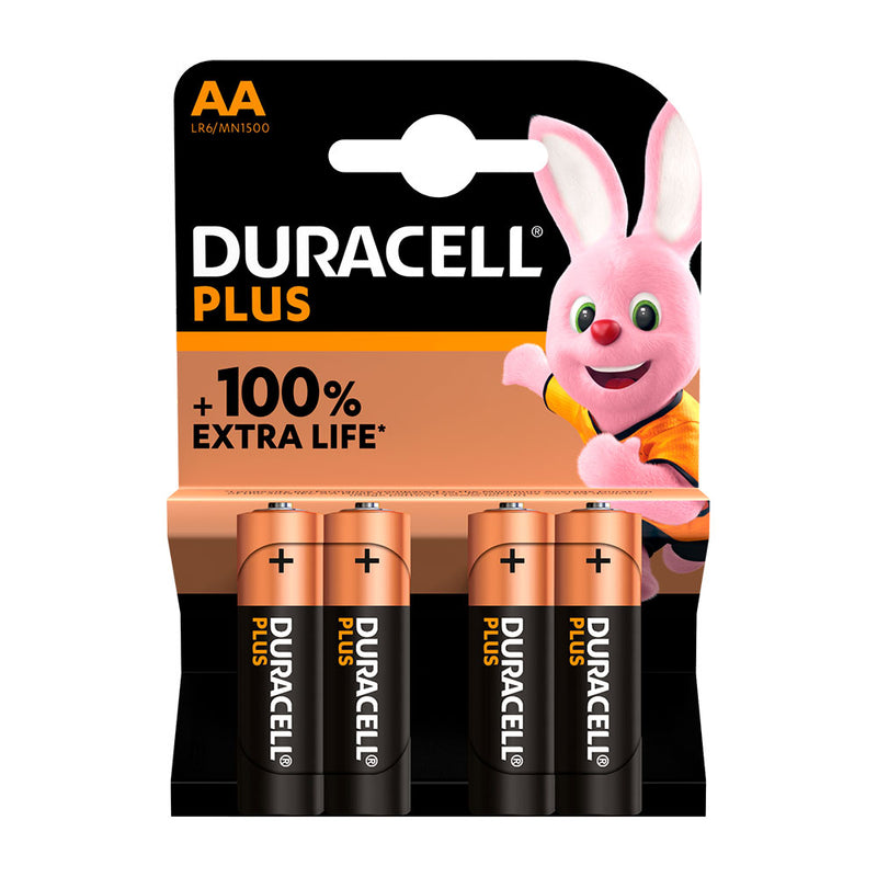 DURACELL - PILHA ALC PLUS POWER AA BL4 LR6-MN1500