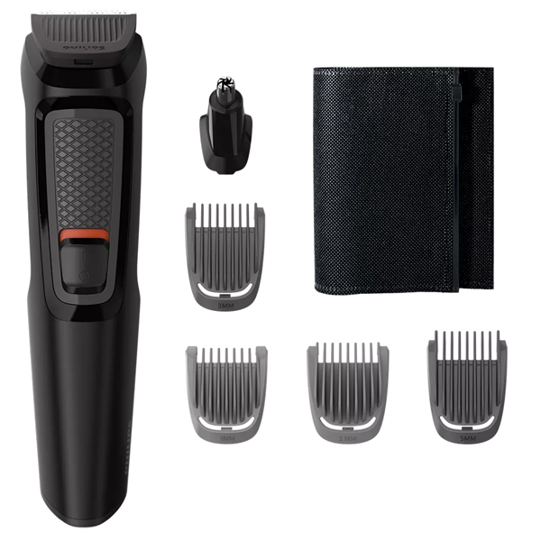 Philips MULTIGROOM Series 3000 6 acessórios Lâminas em aço auto-a