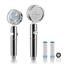 CHUVEIRO COM HÉLICES DE PRESSÃO E FILTRO PURIFICADOR, HELIWER