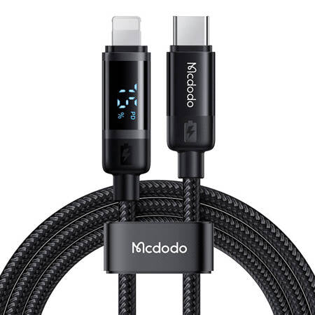 CABO USB-C - LIGHTNING 36W 1.2M PRETO MCDODO