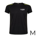 *MERCHANDISING* T-SHIRT DESPORTO PRETA TAMANHO-M ROLY EDM