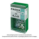 CAIXA S 25 UNID. ANILHA PLANA ZINCO 4,3X9MM FADIX