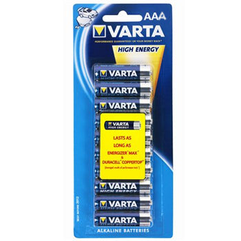 Varta High Energy AAA 10-pack Bateria descartável Alcalino