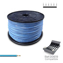 BOBINE CABO FLEXÍVEL 2,5MM AZUL 800M (BOBINE GRANDE Ø400X200MM)