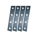 PLACA DE UNIÃO RETA PLC02, AÇO ZINCADO, 120 X 15 X 2 MM. 4 UNIDAD