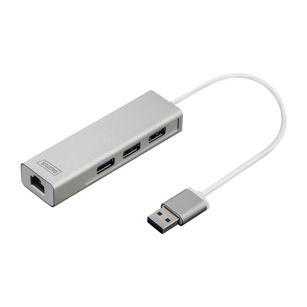 DIGITUS HUB 3XUSB 3.0 + GIGABIT ADAPTER (101001000)