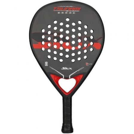 PALA DE PÁDEL SIUX TSUNAMI REVOLUTION ROJA Y NEGRA