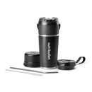LIQUIDIFICADOR NUTRIBULLET NBP016B( INOX  - PRETO  - 11,1 V - REC