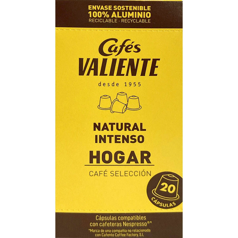 ESTUCHE CAFE VALIENTE INTENSO NATURAL C/NESP.20CAP