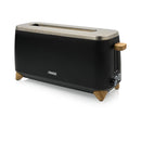 Princess 142361 6 2 fatia(s) 1000 W Preto, Prateado, Madeira