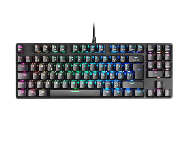 TECLADO MARS GAMING MKREVO PRO RGB MECHANICAL TKL FULL KEYBOARD,