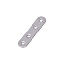 PLACA DE UNIAO AÇO INOX 80X19X2MM EDM