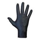 LUVA AGILITY GRIP NBR S/PÓ PRETO T8.CAIXA 50 UNIDADES. JUBA