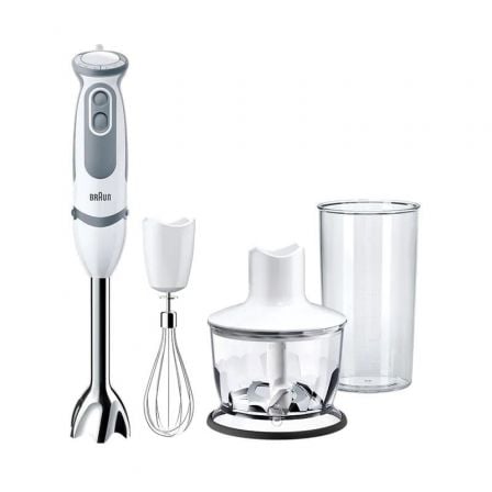 Braun MQ 5235 WH 0,5 l Liquidificadora 1000 W Cinzento, Branco