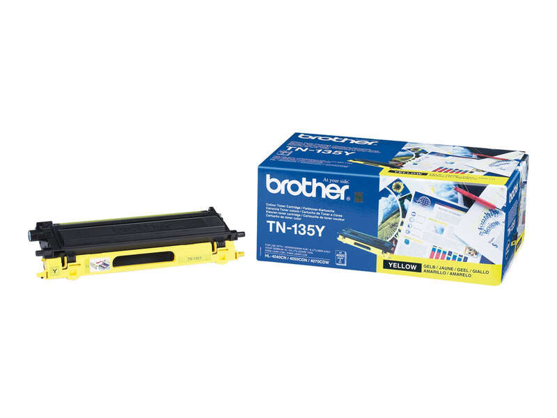 Brother TN135Y toner 1 unidade(s) Original Amarelo