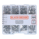 SORTIDO DE PARAFUSOS TORX 265 PEÇAS BLACK+DECKER