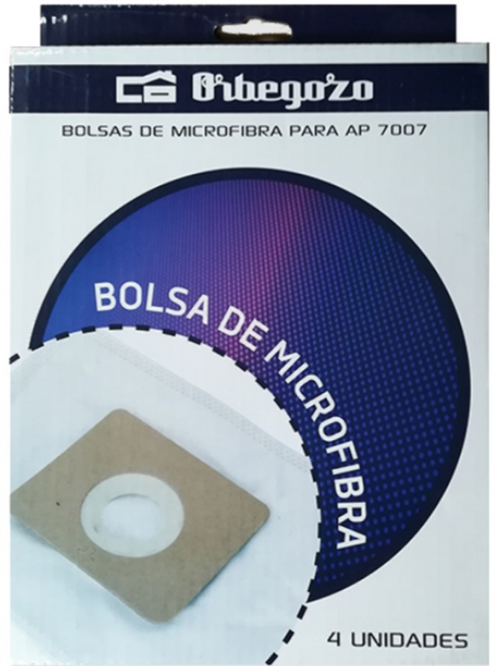 EMBALAGEM DE 4 BOLSAS MICROFIBRA ORBEGOSO P/AP7007