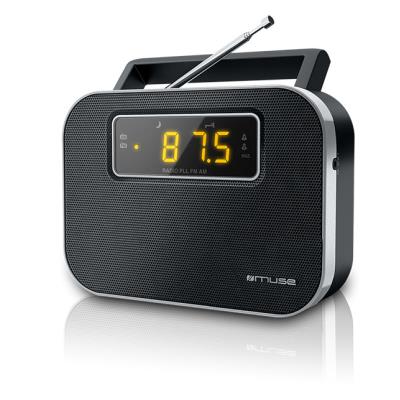 MUSE RADIO PORTATIL C/ RELOGIO AM/FM 230V