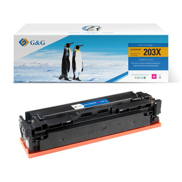 G&G HP CF543XCF543A MAGENTA CARTUCHO DE TONER GENERICO - REEMPLAZ