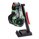 SUREFIRE GAMING SUPORTE 2XHEADSET VINSON N1 RGB LEDS BLACK