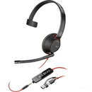 AURICULAR POLY BLACKWIRE 5210 + 3.5 MM + ADAPTADOR USB-CA CON MIC