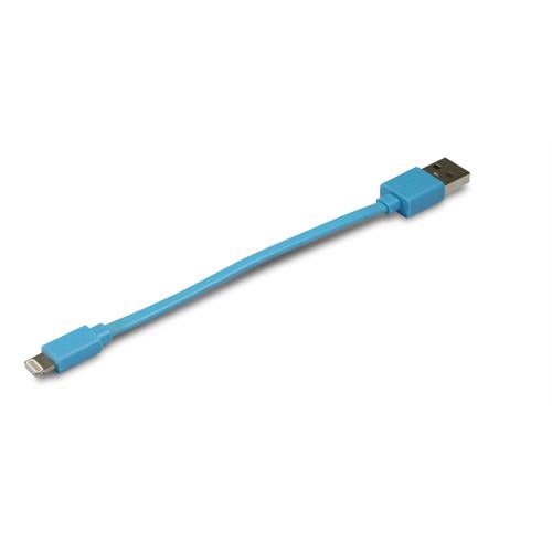 METRONIC CABLE LIGHTNING USB  AZUL 15CM