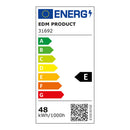 ARMADURA ELETRÓNICA LED 48W 4000K LUZ DIA 4700LM 150X3,1X12CM EDM