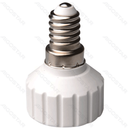 ADAPTADOR E14 PARA GU10 BRANCO
