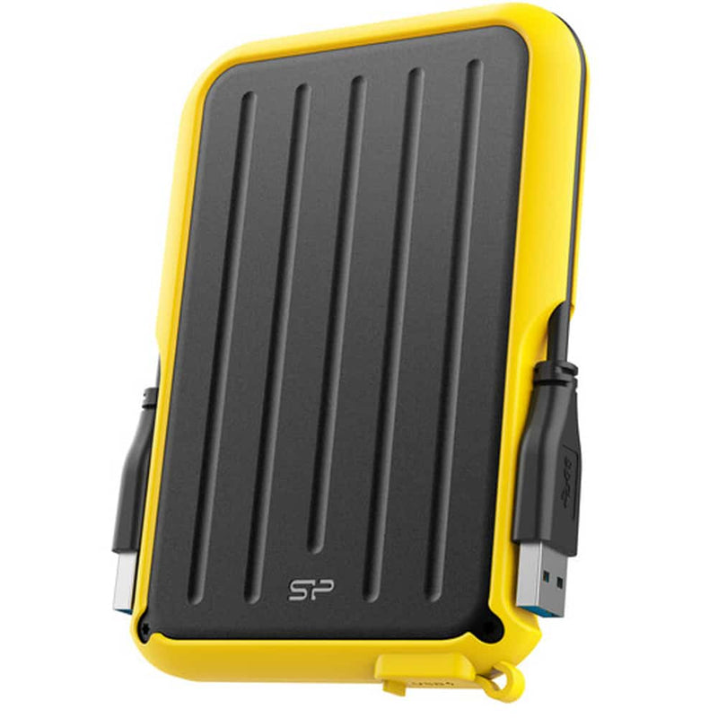 DISCO DURO EXTERNO SILICON POWER 4TB ARMOR A66 PRETOAMARELO USB 3