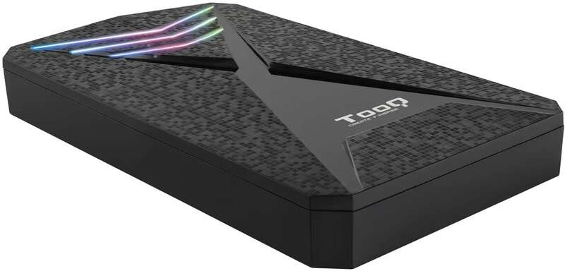 TooQ TQE-2550RGB Caixa para Discos Rígidos Compartimento HDD/SSD