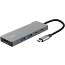DOCKING USB TIPO-C TRUST DALYX 2XUSB 1XHDMI 4K 2XUSB TIPO-C GRIS
