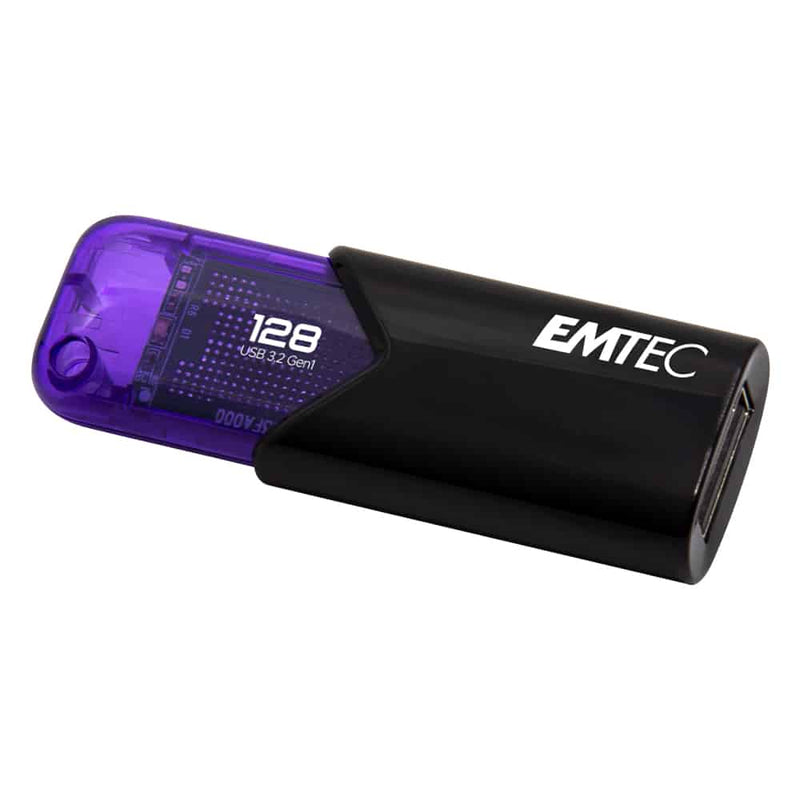 PEN DRIVE EMTEC B110 128GB CLICK EASY USB 3.2 PURPURA