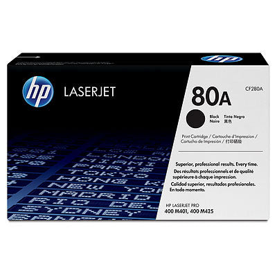 HP Toner LaserJet Original 80A Preto