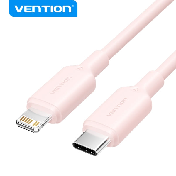 CABLE USB 2.0 TIPO-C LIGHTNING VENTION LAKPH USB TIPO-C MACHO - L