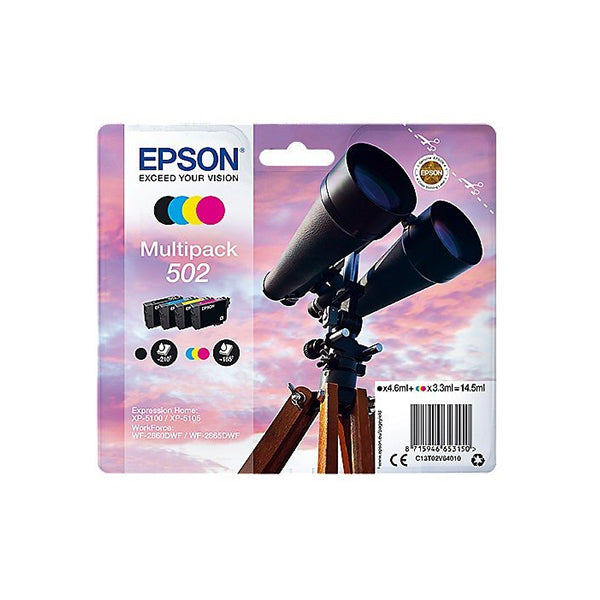 PACK 4 TINTEIROS EPSON 502 INK