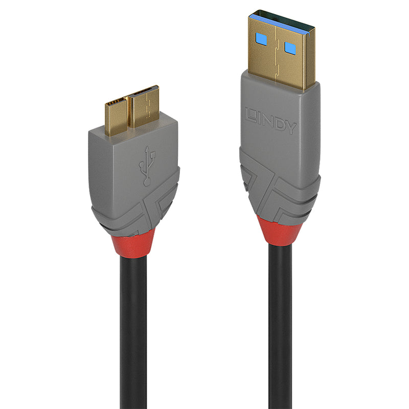 Lindy 36766 cabo USB 1 m USB 3.2 Gen 1 (3.1 Gen 1) USB A Micro-US