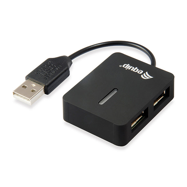 Equip 128952 hub de interface USB 2.0 480 Mbit/s Preto