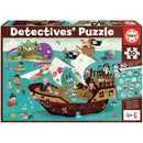 EDUCA - PUZZLE 50 BARCO PIRATA ´´DETECTIVES´´ 18896