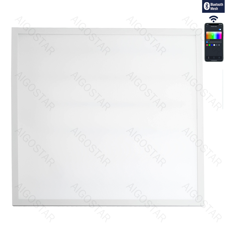 LUZ DE PAINEL INTELIGENTE DE MALHA BLUETOOTH RGB + CCT 595 * 595