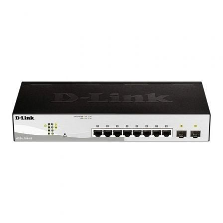 SWITCH D-LINK 8-PORT 101001000MBPS GIGABIT + 2 SFP PORTAS