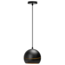 PINGENTE DE FERRO PRETO CLARO (SEM FONTE DE LUZ) E27