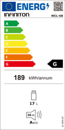 CAVE DE VINHO 6 GARRAFAS INFINITON WCL6B 378X246X503